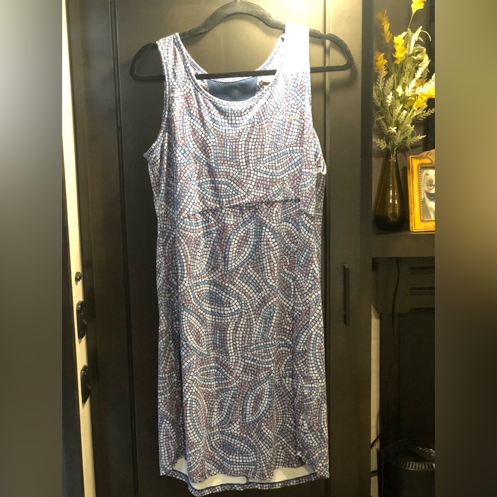 Columbia PFG Omni Freeze Mosaic Print Dress Size Large